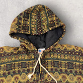 American Style 1/4 Button Hoodie - XL